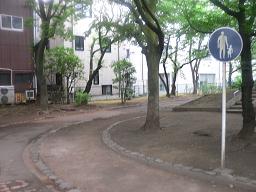 Ｄ旧呑川緑地①（入り口）.JPG