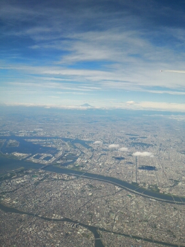 東京上空より