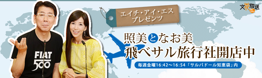 エイチ・アイ・エス プレゼンツ 照美となお美 飛べサル旅行者開店中