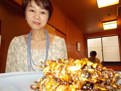 老舗の鰻蒲焼店「山崎屋」さんにて.JPG