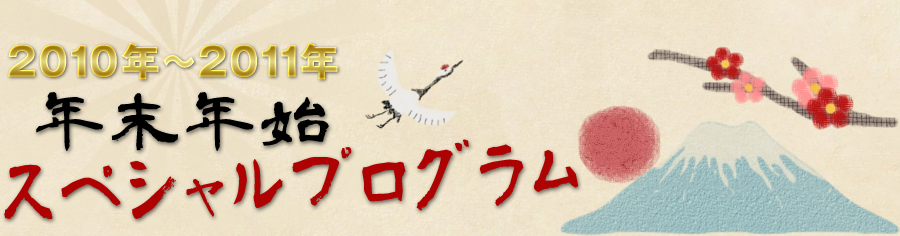 ２０１０年～２０１１年　年末年始スペシャルプログラム