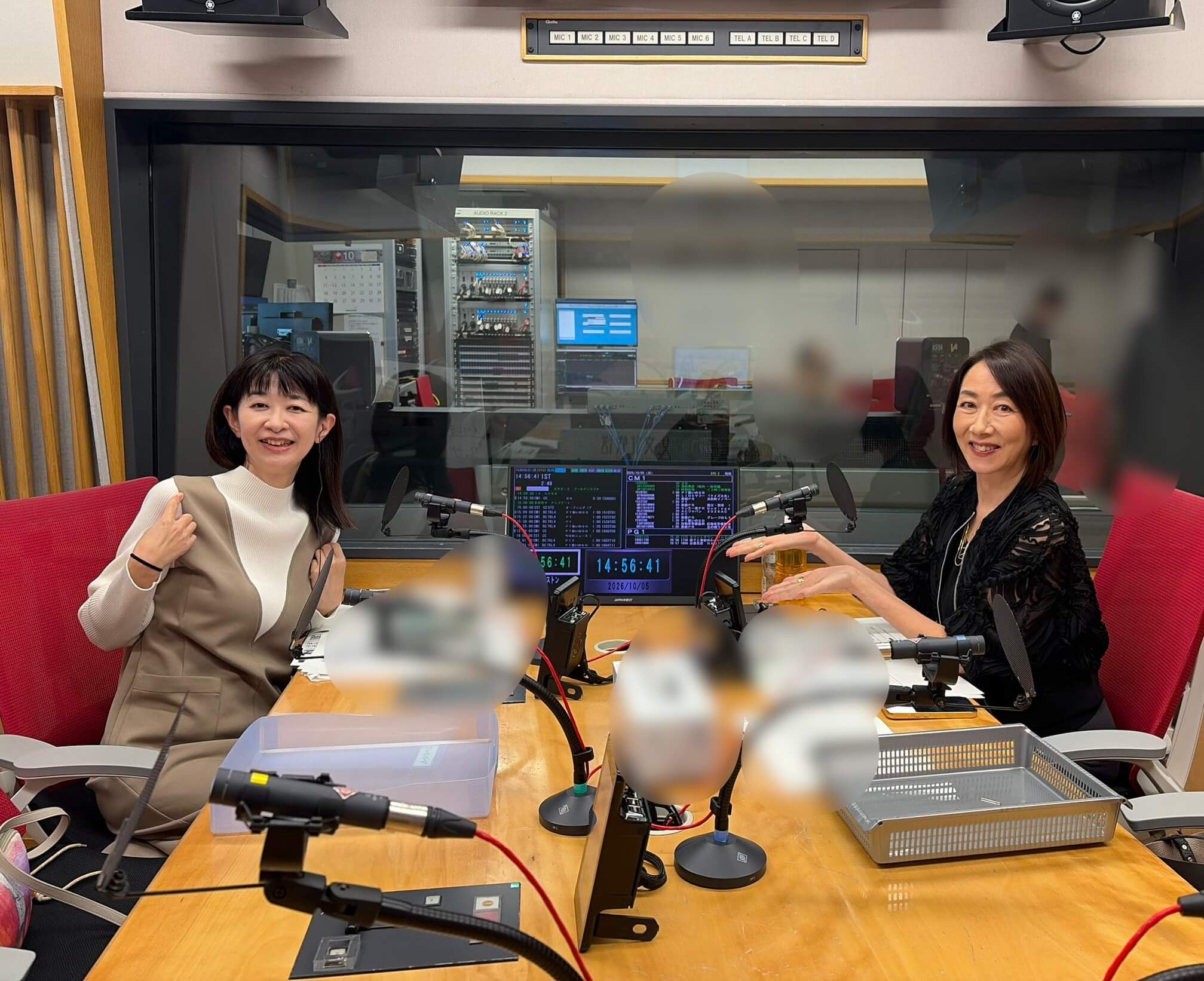 10/5（月）ゲストはジャーナリスト・角谷浩一さんと、日経クロストレンド副編集長・平野亜矢さんでした！