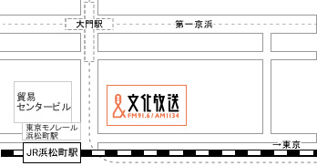 文化放送地図