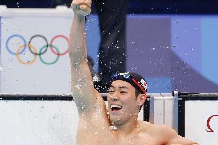 競泳男子0メートルバタフライで本多灯が銀メダル 今大会競泳男子選手で初メダル 文化放送