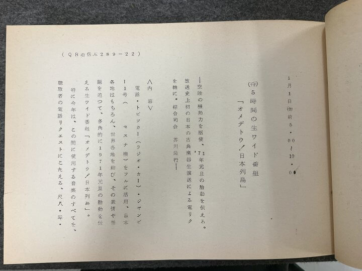 「『おめでとう日本列島』1970年代の年始番組に迫る！【アーカイブの森 探訪記#69】
