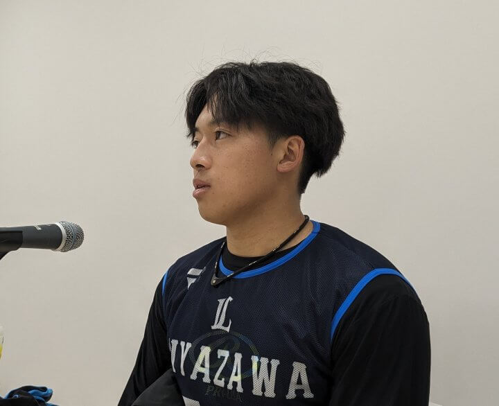 【西武】宮澤太成投手インタビュー　「将来的には抑えを任せてもらえるように頑張っていきたい」