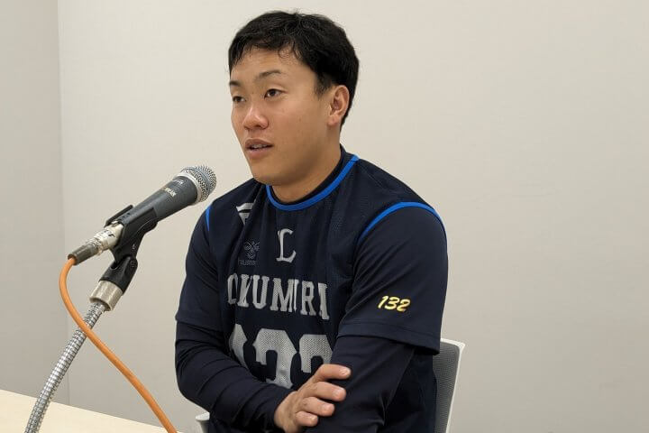 【西武】奥村光一選手インタビュー　大学時代に引退勧告を受けるも「環境を変えて野球ができるところを探そうというところから始めた」