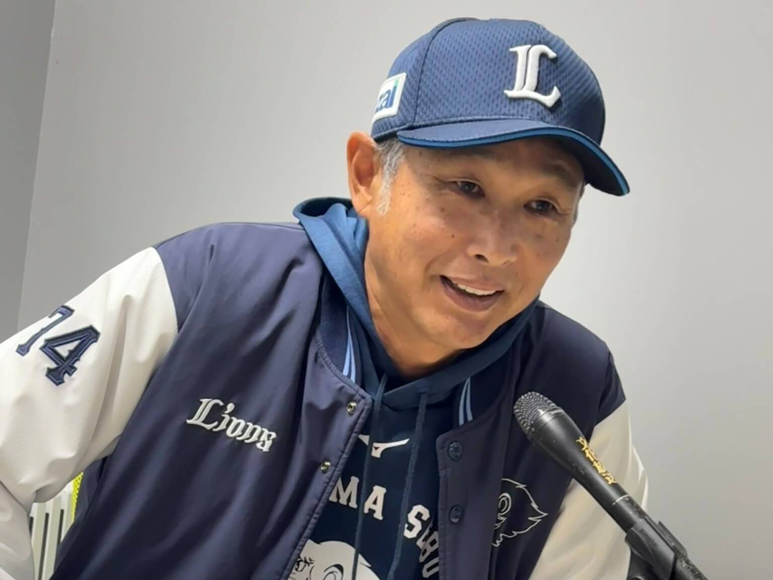 【西武】西口文也監督インタビュー　「ホーム開幕戦をとって勢いに乗っていきたい」