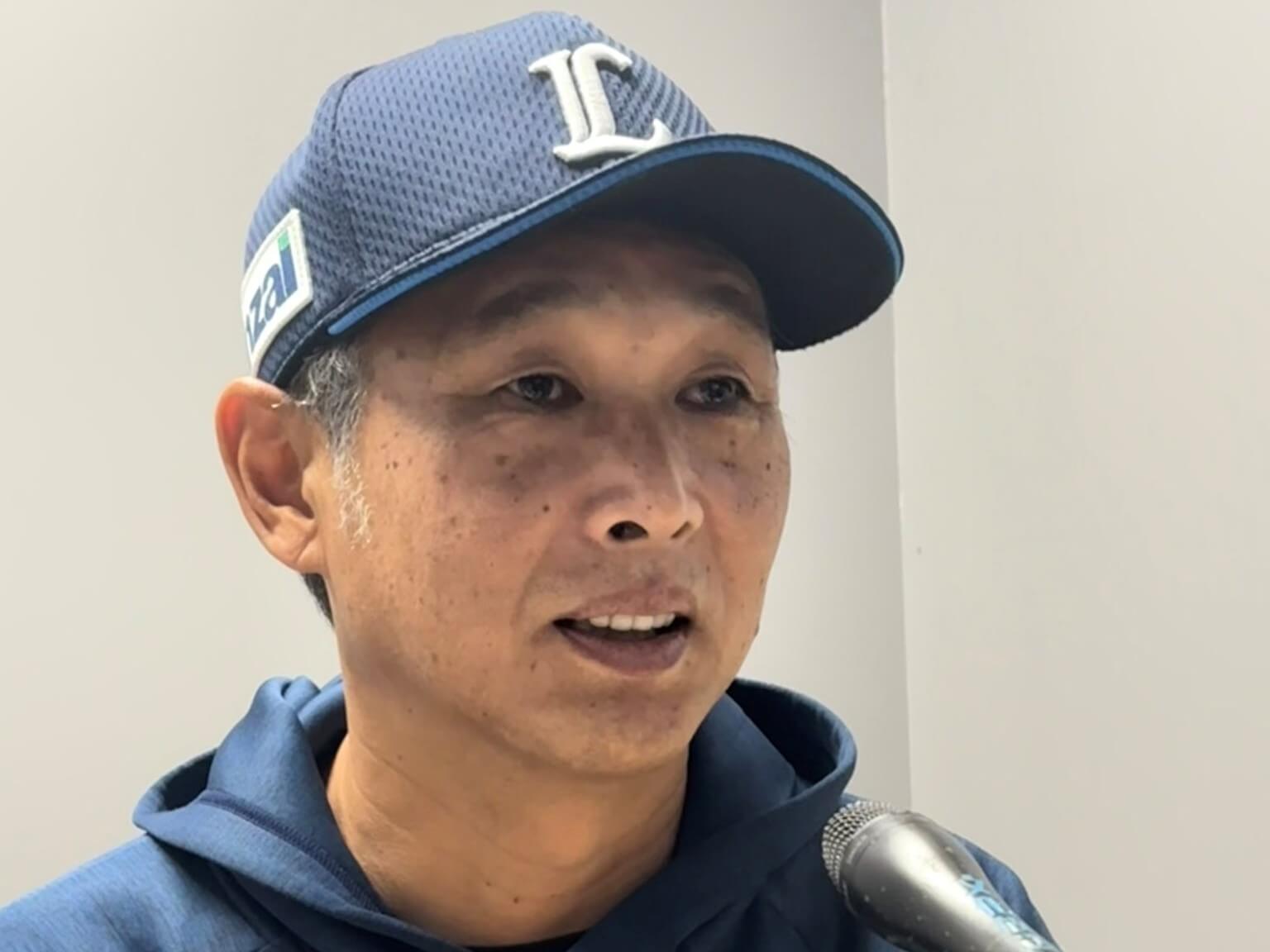 【西武】西口文也監督インタビュー　「延長に入っても選手が最後までずっと集中を切らさずにやってくれている」