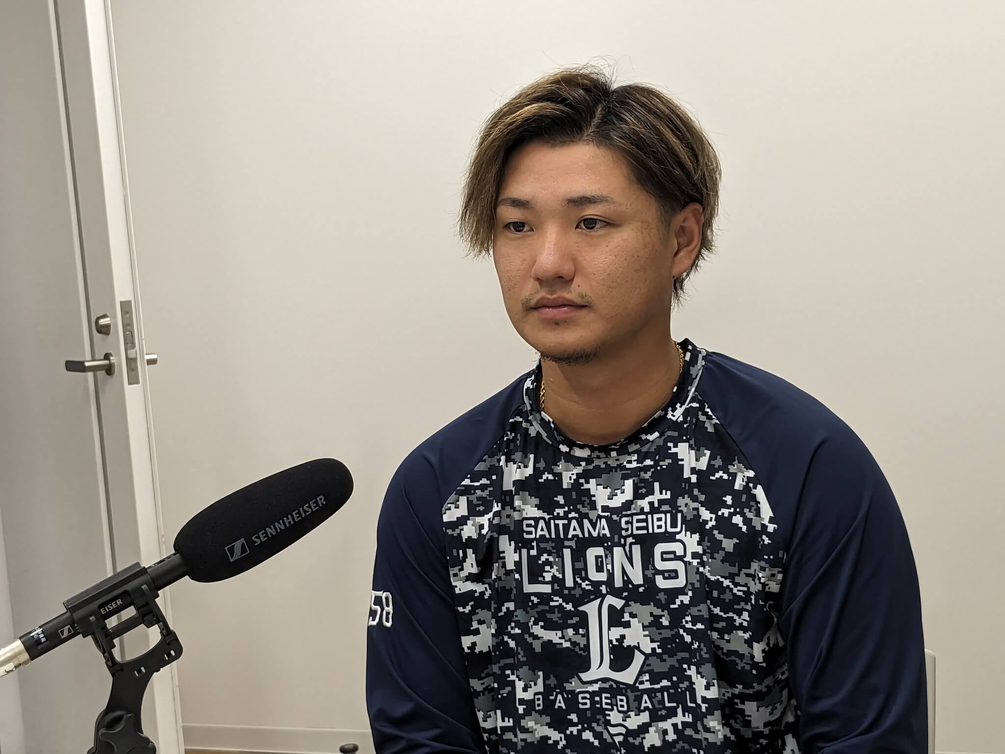 【西武】佐藤龍世選手インタビュー　キャッチャースタンバイは緊張しながらも「やれと言われればやるだけ」