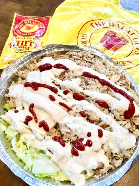 The Halal guys のチキンオーバーライス！