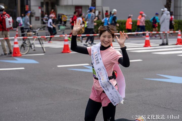 坂口愛美アナウンサー、東京マラソン２０２３で初フルマラソン完走！