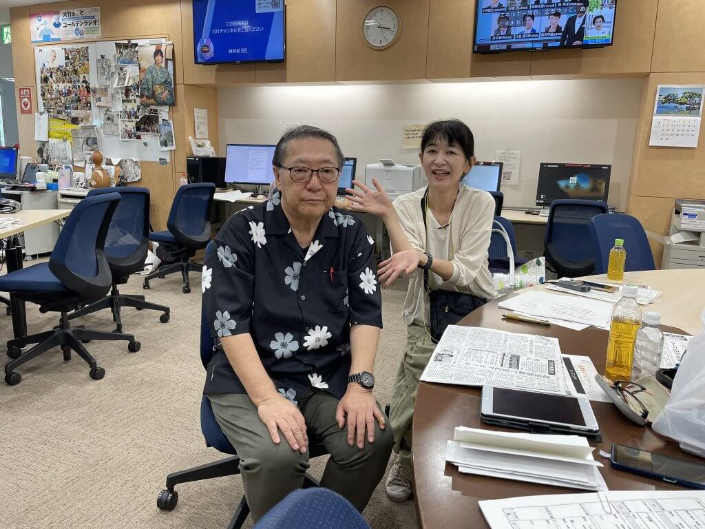 9/9（月）本日は角谷浩一さん、田中健介さんにお越しいただきました