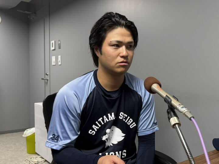 【西武】甲斐野央投手インタビュー　リリーフとして理想の登板間隔を語る