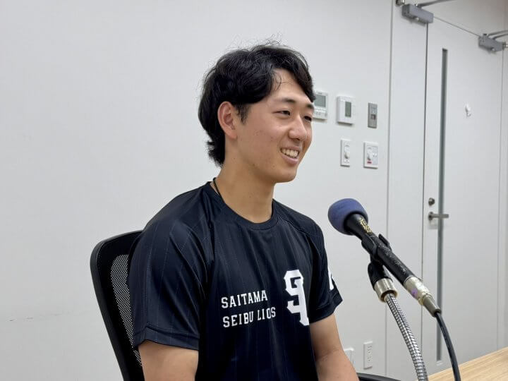 【西武】篠原響投手インタビュー　中継ぎは「やりがいはありますし、競っている場面なので楽しさもあります」