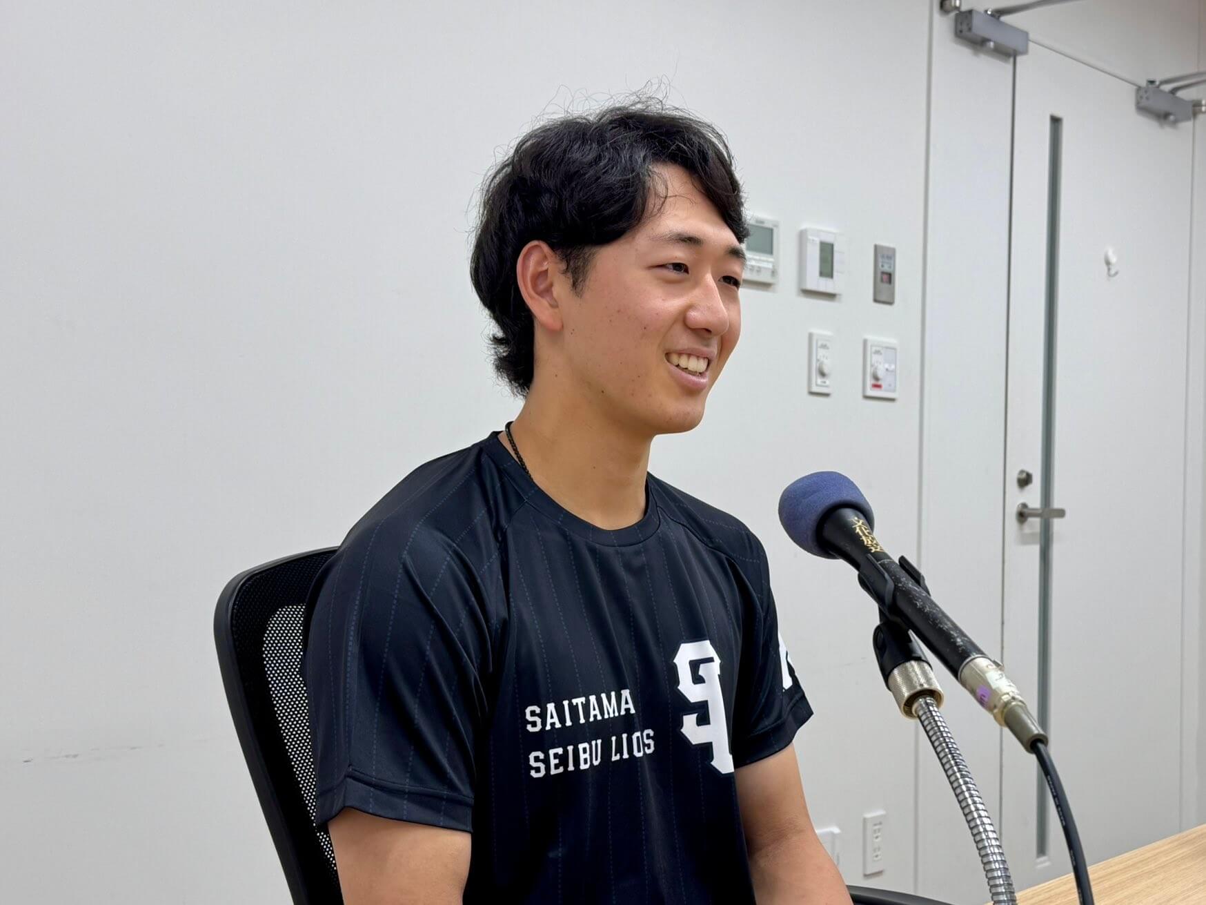 【西武】篠原響投手インタビュー　中継ぎは「やりがいはありますし、競っている場面なので楽しさもあります」