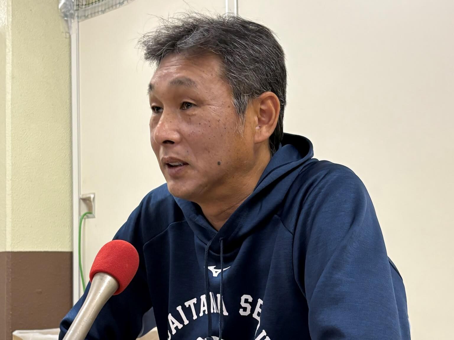 【西武】西口文也監督インタビュー　「イメージ以上に打線が頑張ってくれている」