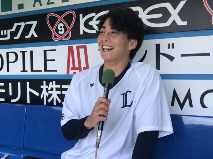 【西武】森脇亮介選手インタビュー　どんな場面でも「一人目のバッターからしっかりと勝負していく」