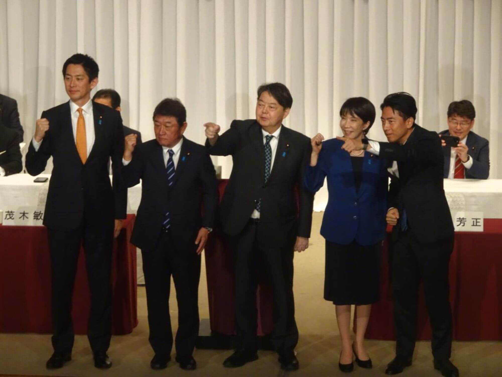 「自民党総裁選挙 告示」 「自民党総裁選挙 告示」