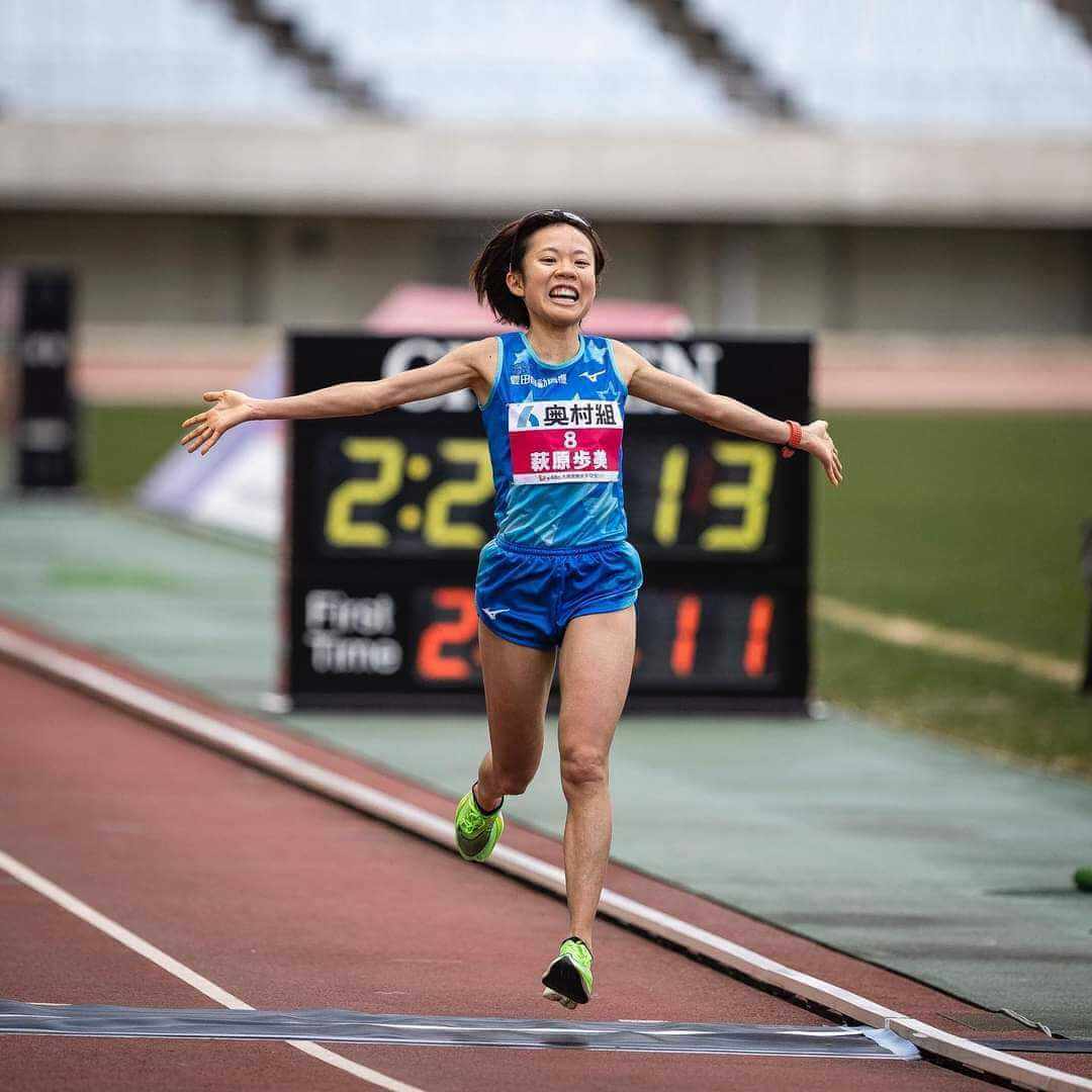 初マラソンだった大阪国際女子マラソンゴールシーン