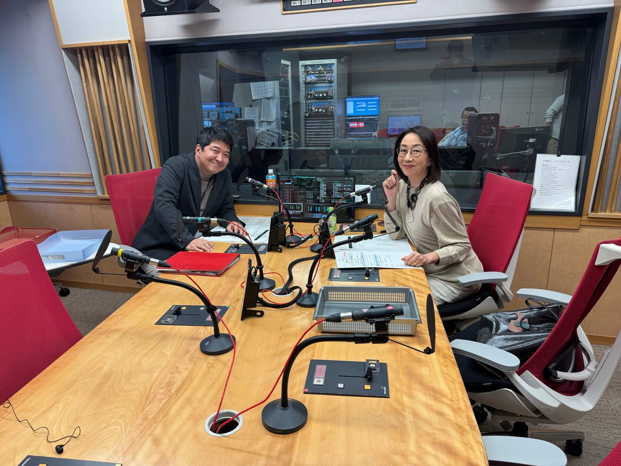 11/11（火）本日のゲストはエコノミストの吉崎達彦さん、NO YOUTH NO JAPAN代表理事の能條桃子さん、落語家の林家三平さんでした！