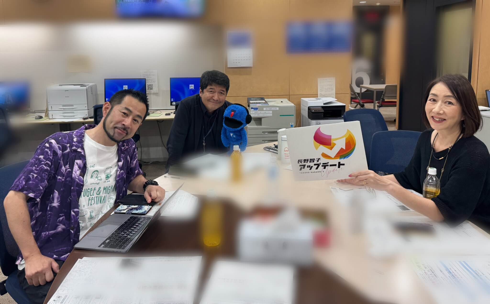 ６/３０（火）ゲストはジャーナリストの畠山理仁さん、医師の谷口英喜さん、サッカージャーナリストの了戒美子さんとラジマガから西村志野さんでした！