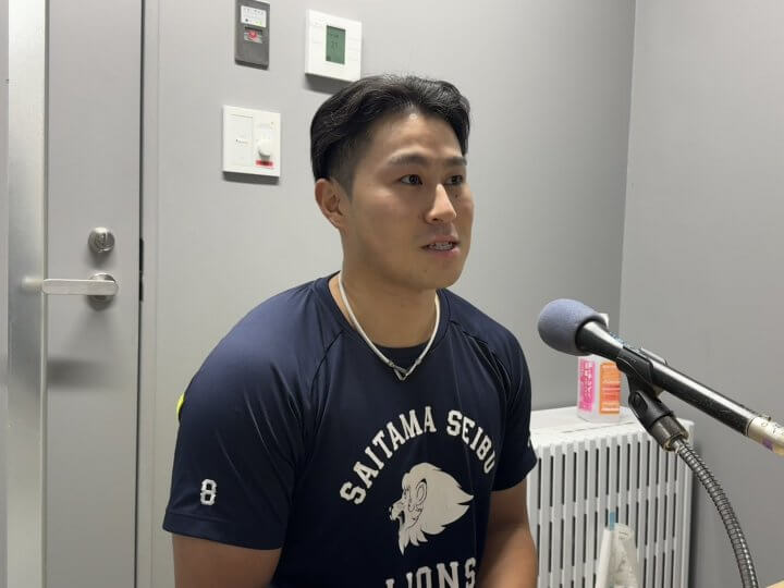 【西武】渡部聖弥選手インタビュー　ドラフト入団から2年連続2桁本塁打を放った手応えを語る