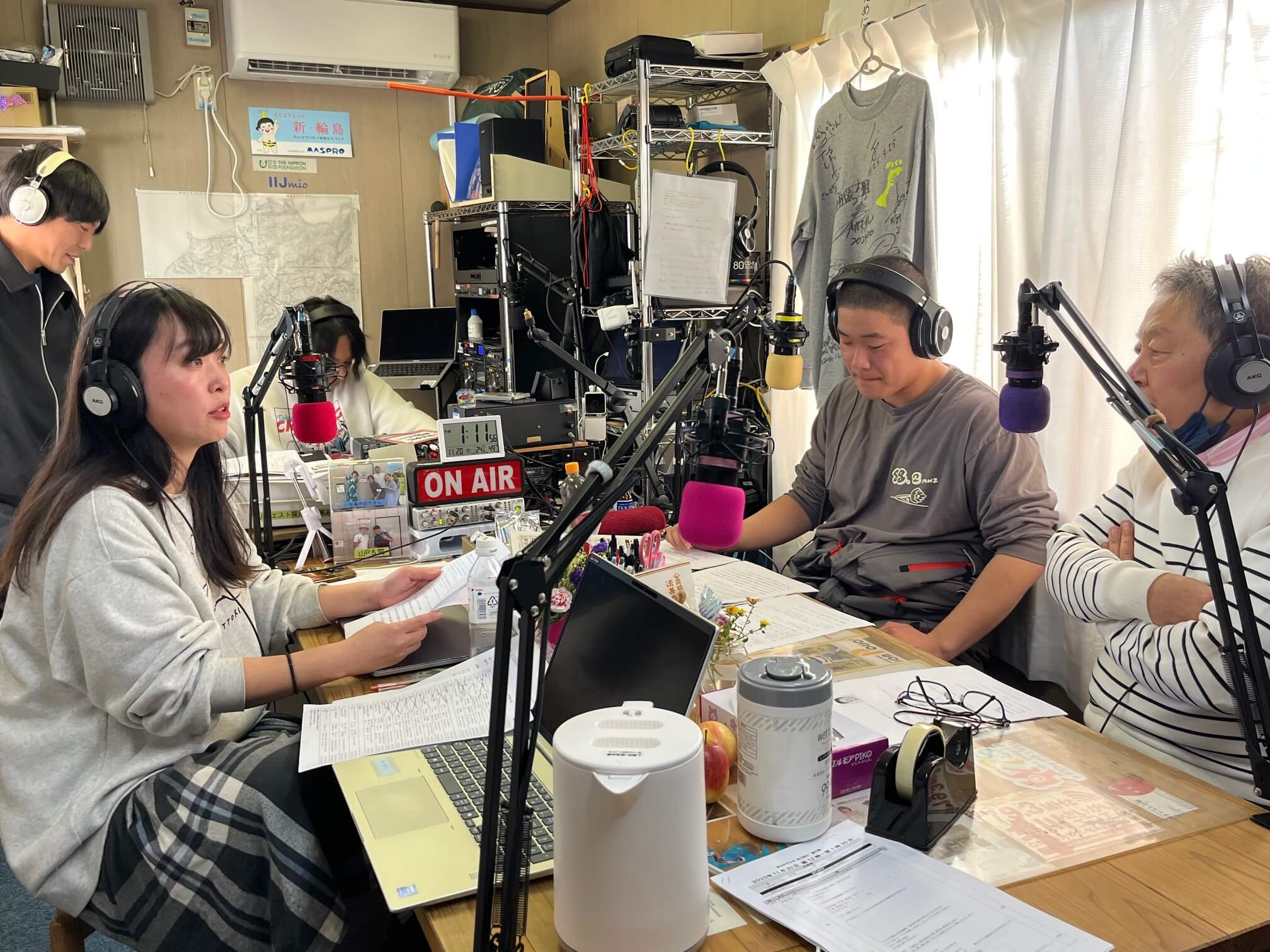 輪島市町野町の臨時災害放送局「まちのラジオ」とは…