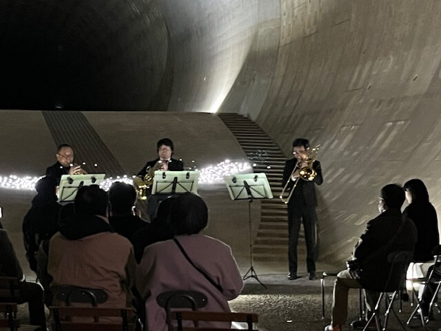 「地下調節池」での東京佼成ウインドオーケストラ・コンサートとは