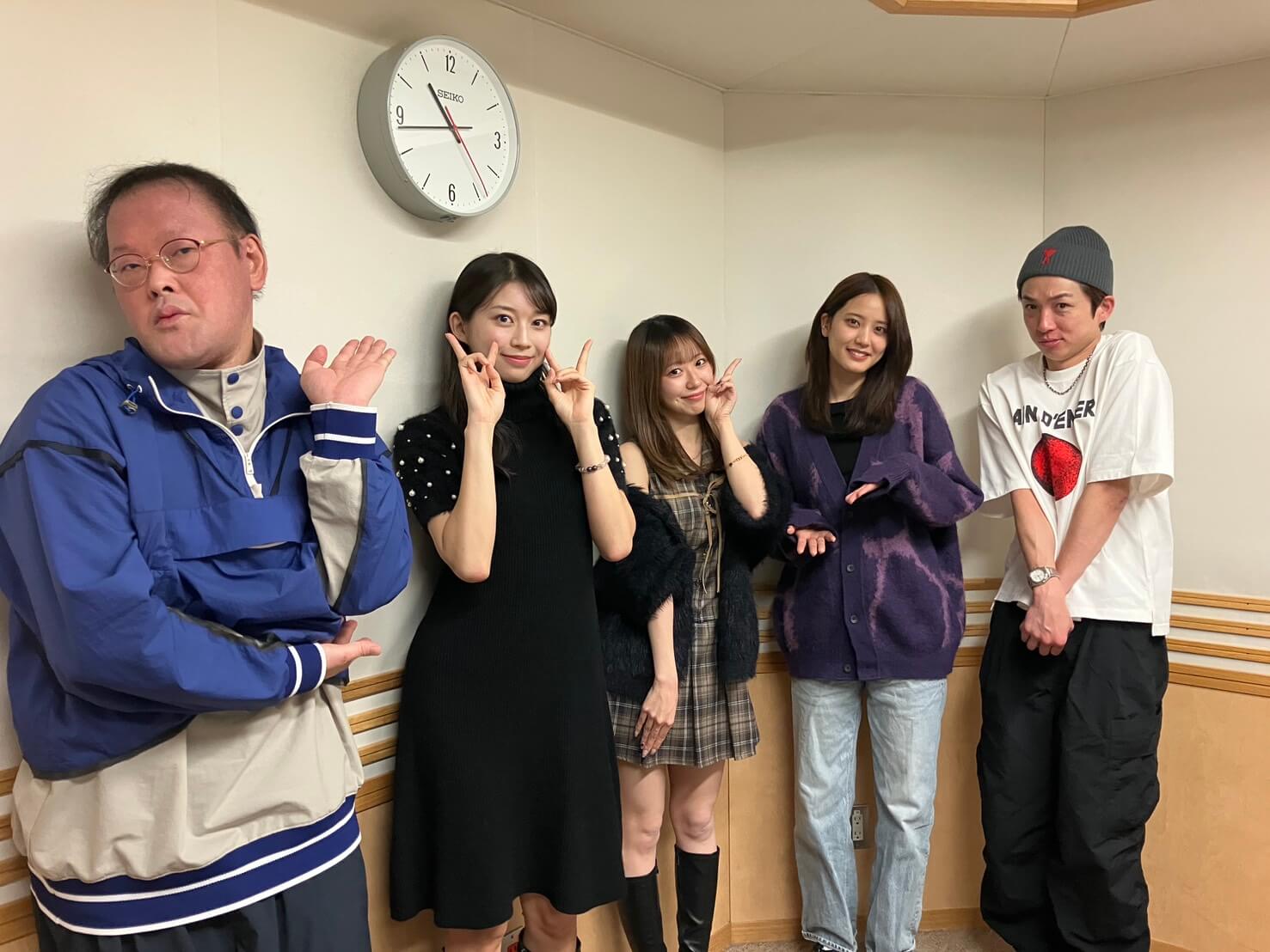 12月7日の放送はゲストにモーニング娘。’25より、野中美希さんと牧野真莉愛さんが登場！「目指せ！トゥーファイヴ！HAPPY&HAPPY」『アインシュタイン・山崎紘菜 Heat&Heart!』