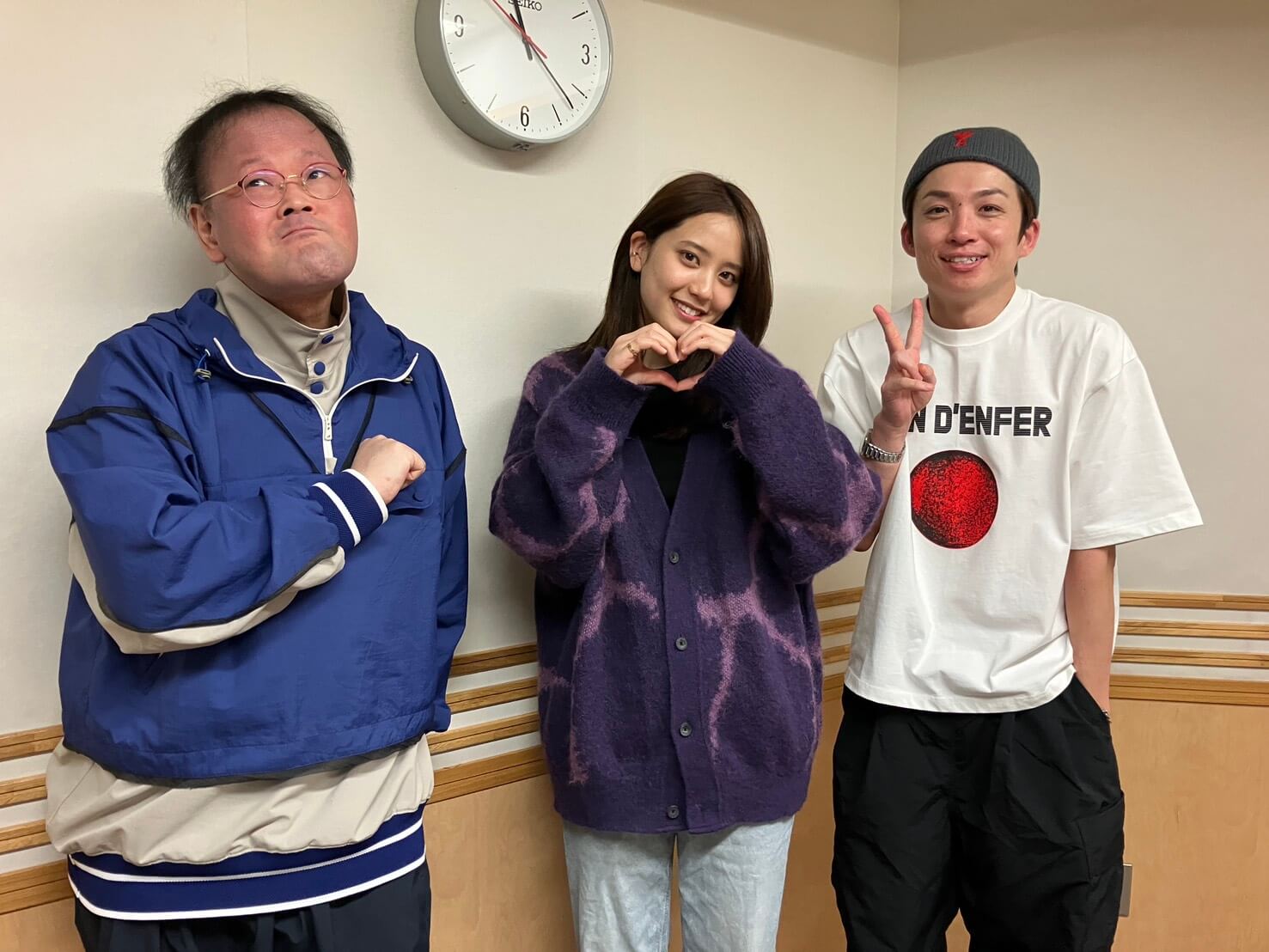 1月4日の新年最初の放送は３人でお届け！コーナー「せ〜の&シャウト！」開催！『アインシュタイン・山崎紘菜 Heat&Heart!』