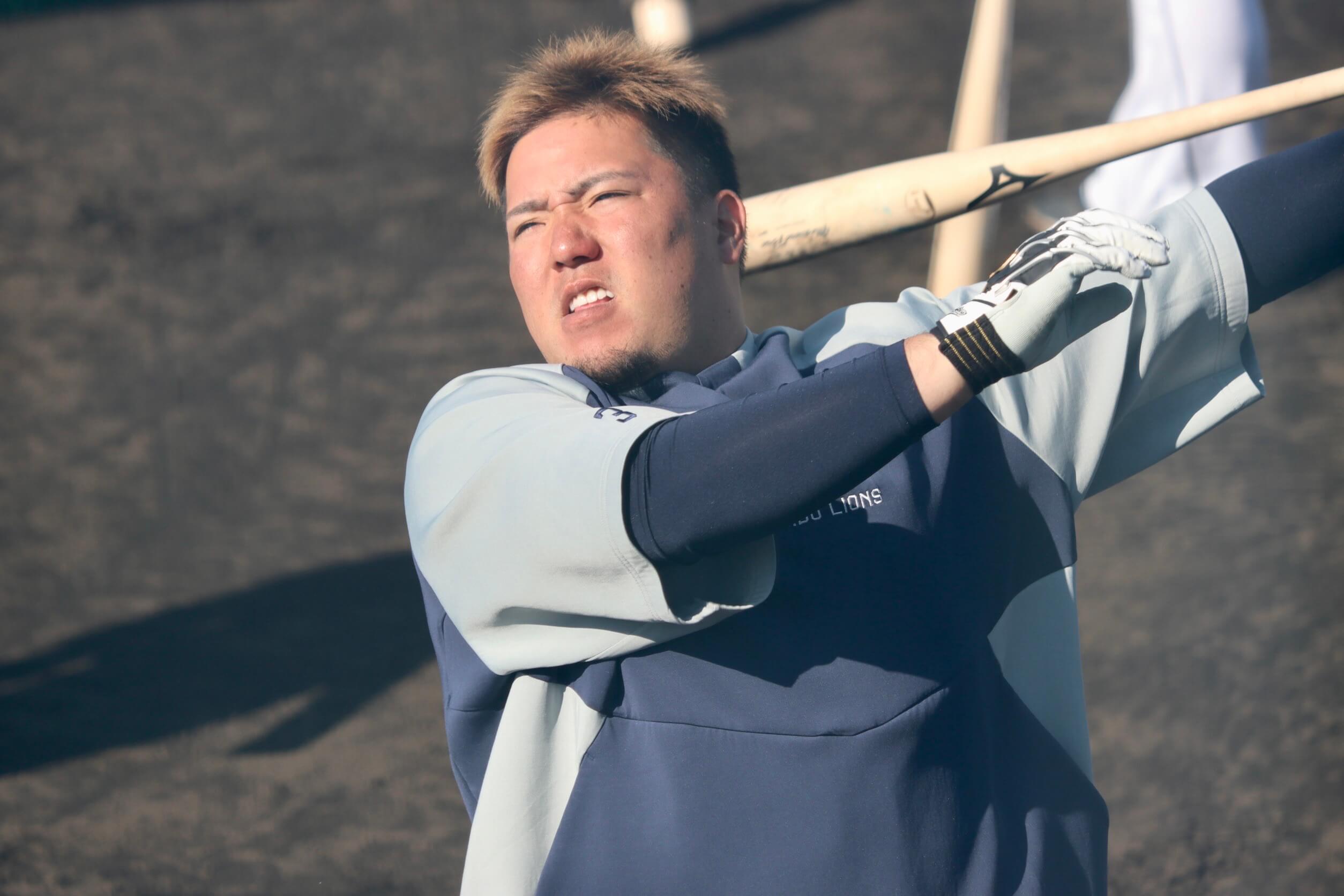 【西武】山川、ヤクルト村上の5打席連続HRに「すごいの領域を超えてエグい、どんどん打ってください」