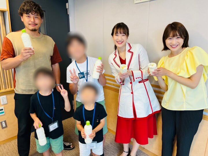 おとなりさん ８月１４日　五十嵐美樹さんとおとなりキッズがスタジオでバター作り！