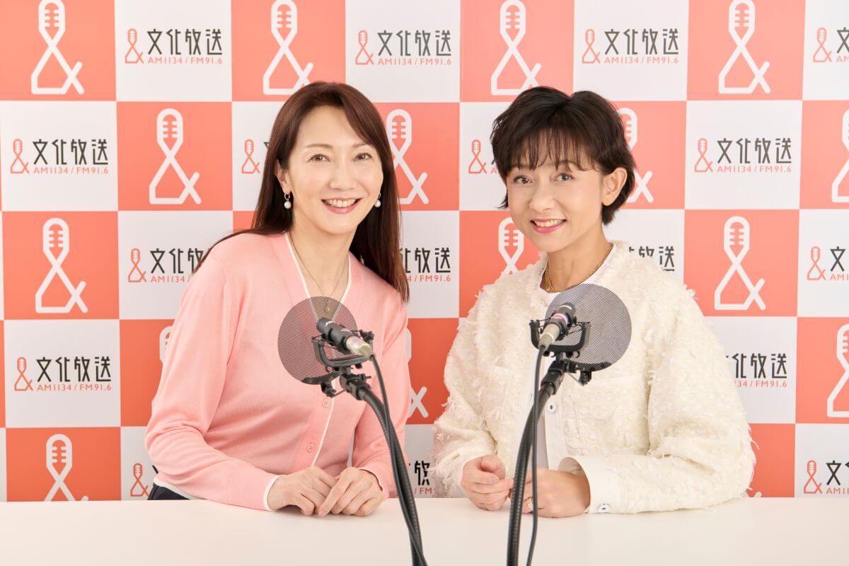 “ミスDJ”出身・斉藤慶子と向井亜紀がタッグ！ ワインを堪能しながら送るおしゃべりと音楽のくつろぎタイム　新番組『小林生駒高原葡萄酒工房 presents  慶子と亜紀のわ～いワイン』3/30(月)スタート