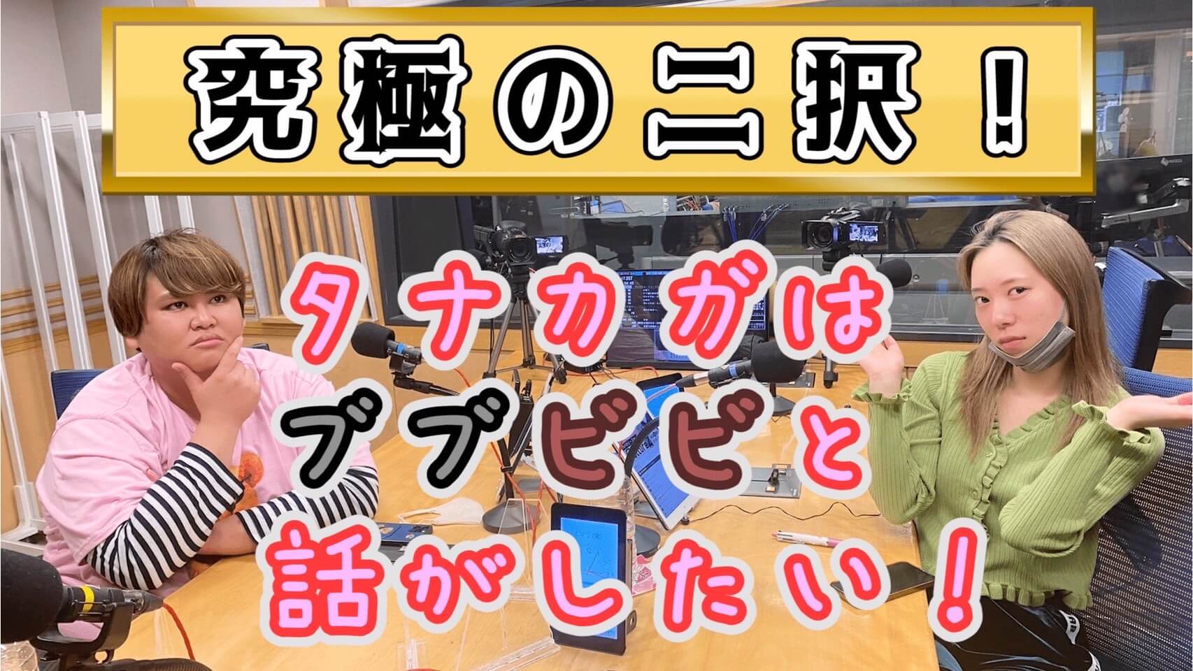 究極の二択！タナカガはブブビビと話がしたい！