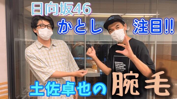 日向坂46かとし注目 土佐卓也の腕毛