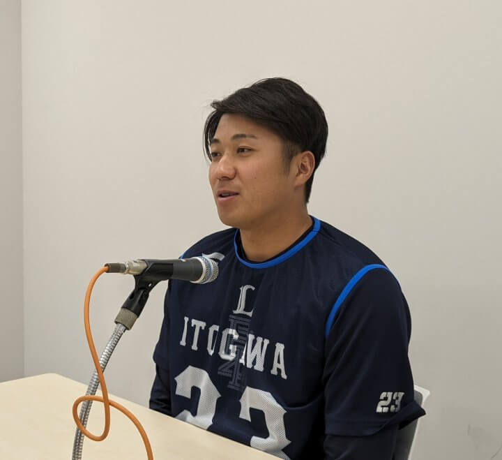 【西武】糸川亮太投手インタビュー　ドラフト指名を受けた要因と話すシンカーは「潮崎さんに教えてもらったことで軸ができた」