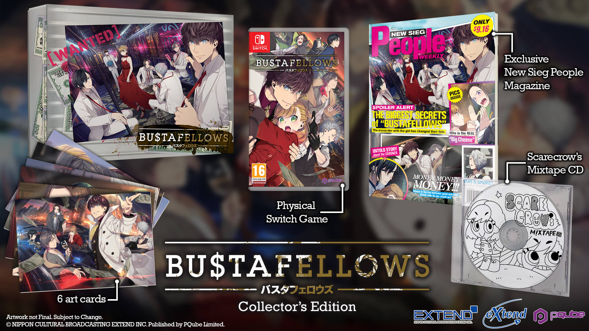 ゲーム Bustafellows 北米 ヨーロッパにて英語ローカライズ版が本日7月30日発売 文化放送