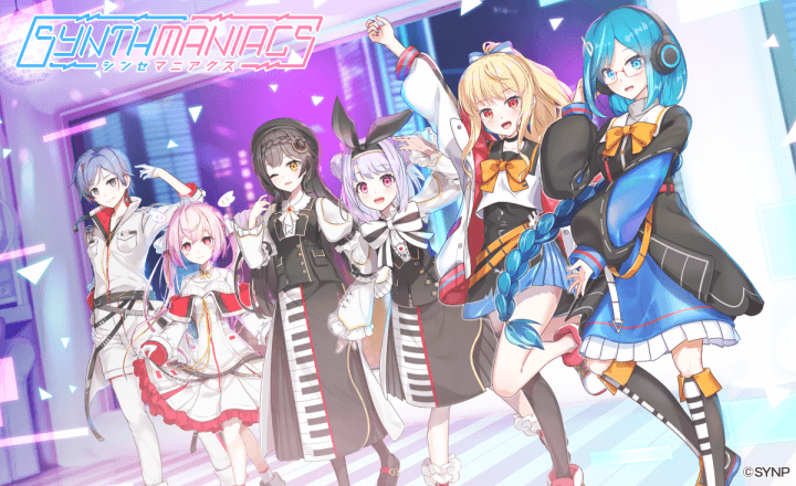 シンセサイザーの魅力を発信する新規VTuberプロジェクト「SYNTHMANIACS  PROJECT」からVTuber6名がデビュー！ キービジュアル、メンバー情報を公開　9/21（日）19:00より初配信リレー開催