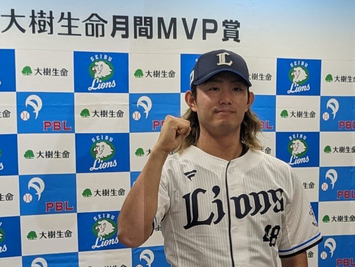 【西武】今井達也投手が7月度パ・リーグ月間MVP受賞！　「もっともっとレベルの高い投手陣を作っていきたい」