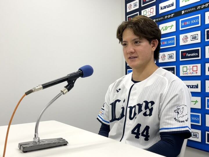 【西武】與座海人投手インタビュー　沖縄でプレーした印象は「とにかく野球熱を感じられた」