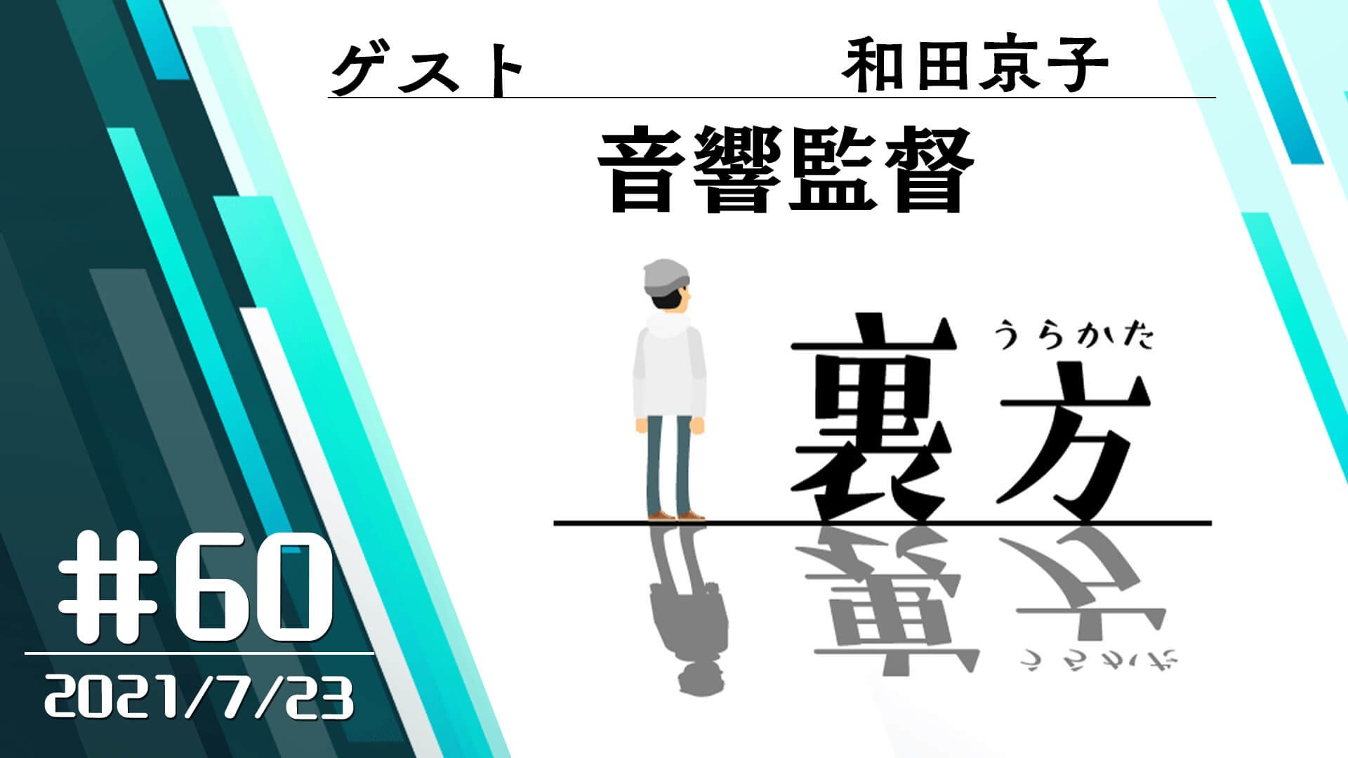 【ゲスト:音響監督 和田京子さん】文化放送超!Ａ&Ｇ+ 「裏方」#60 (2021年7月23日放送分)